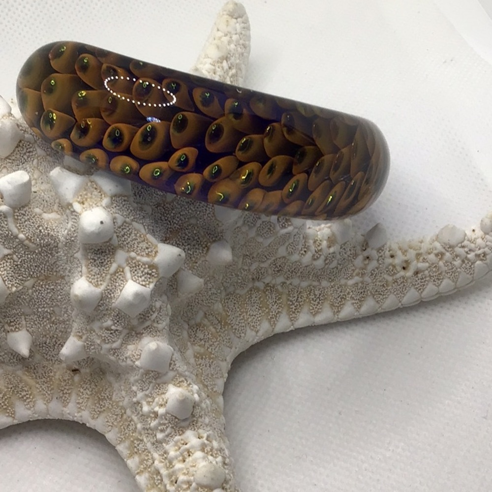 Ocean wonder bracelet by Kevin O’Grady, American Artist and Jeweler. 3” diameter